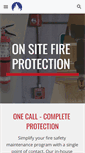Mobile Screenshot of onsitefirepro.ca